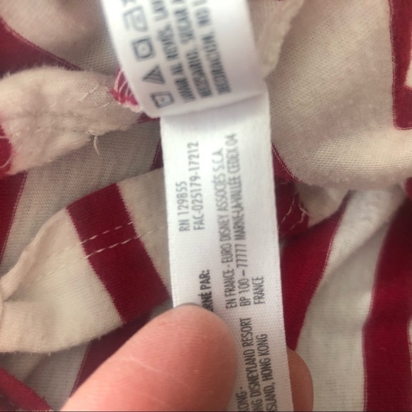 Vintage Disney Destinations scoop neck tie front crop tee M - Picture 7 of 10